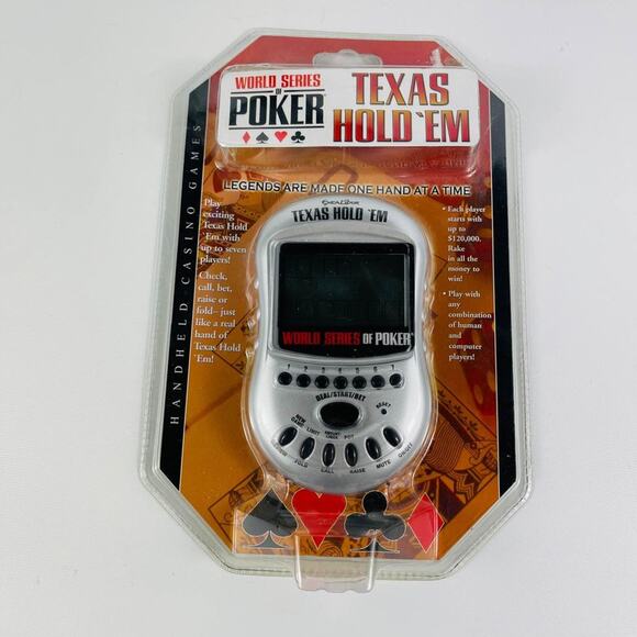 Texas Hold ‘Em World Series of Poker Electonic Game; Unopened - Picture 1 of 4